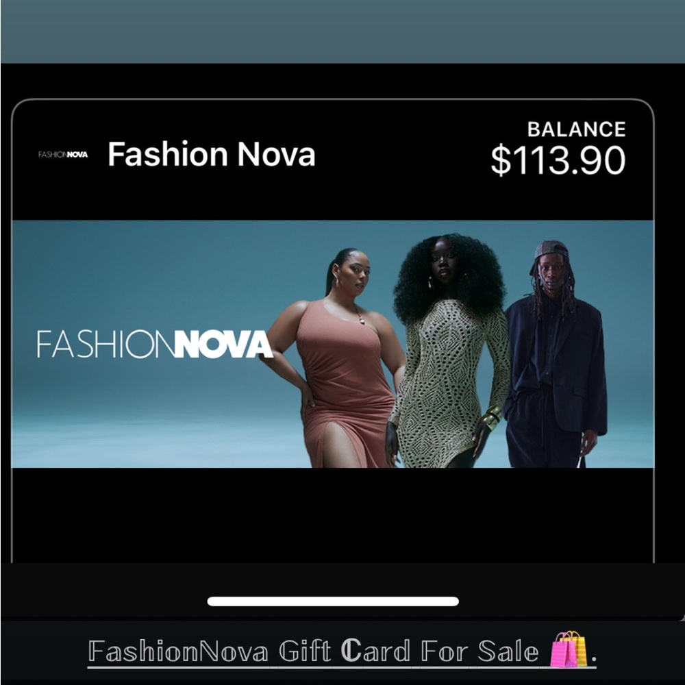Fashion Nova Stylish Gift Card